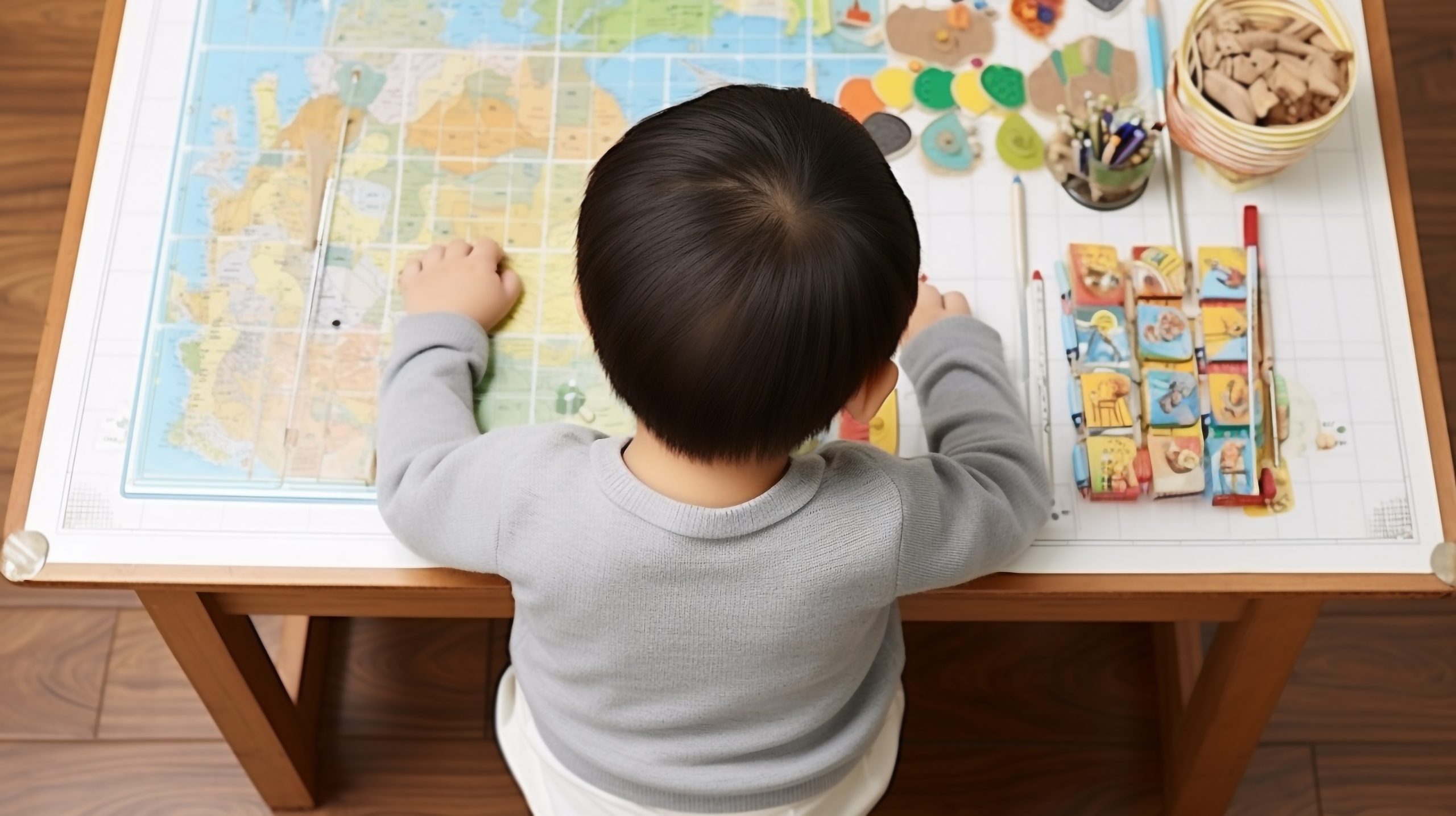 AI子供画像勉強