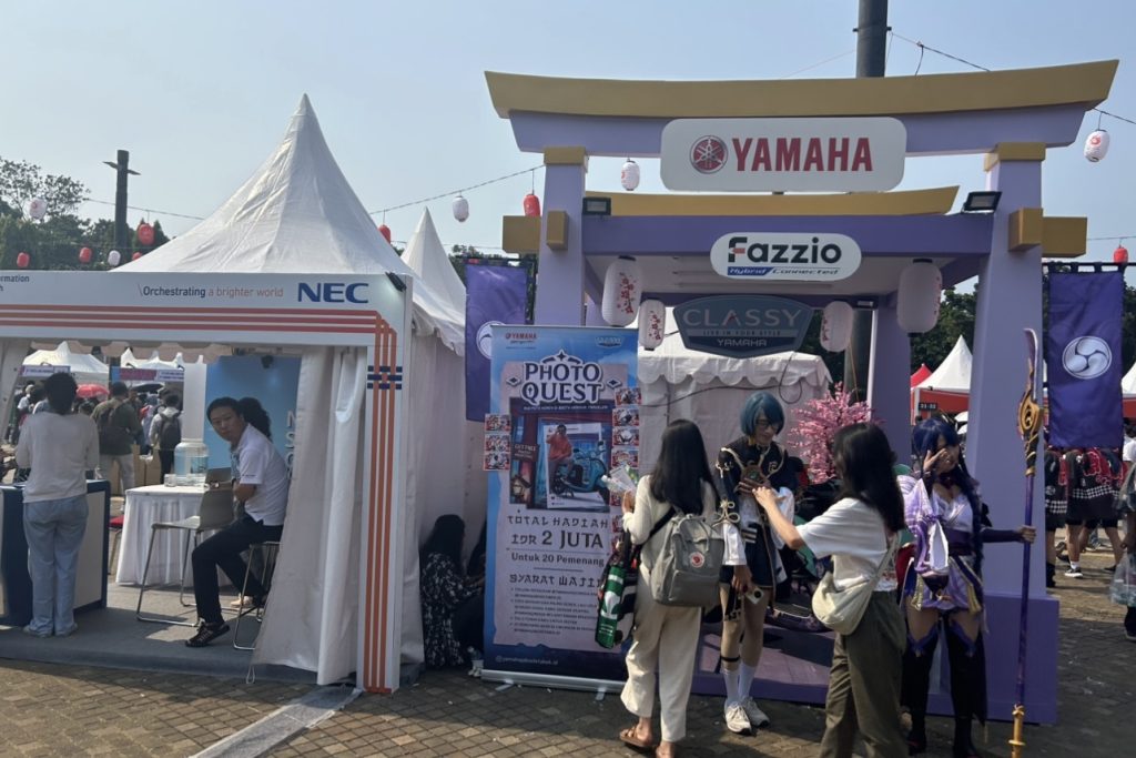 ヤマハのバイクとNEC